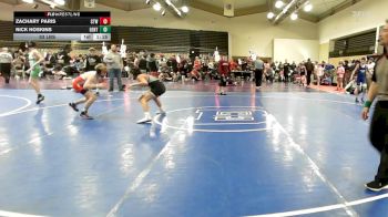 93 lbs Rr Rnd 4 - Zachary Paris, CTWHALE Orca - MSE vs Nick Hoskins, Gentile Trained - MSE