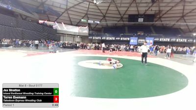 115 lbs Cons. Sub-rd Of 16 - Jax Stratton, Inland Northwest Wrestling Training Center vs Torren Esemann, Takedown Express Wrestling Club