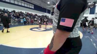 62 lbs Cons. Round 3 - Liam Burns-Guzman, Pounders Wrestling Club vs Paul Casas, Engage