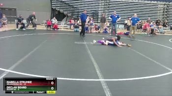 68 lbs Round 1 (4 Team) - Isabella Strumke, Williamsburg WC vs Declan Beard, Reaper WC