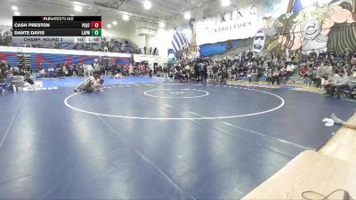 215 lbs Champ. Round 2 - Dante Davis, Lapwai vs Cash Preston, Post Falls