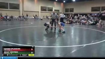 70 lbs Finals (2 Team) - Hayden Splendore, Iowa Silver vs Brody Westrem, Iowa Gold
