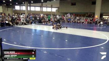 120 lbs Round 1 (6 Team) - Kiyan Simon, Team Rich Habits Black vs Jaiden Gipson, Mississippi Kings