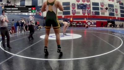 285 lbs Quarterfinal - Hank Berner, Hopewell vs Henry Barbisch, Carlynton