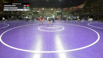 167 lbs Round Of 32 - Jonathan Lopez, Centennial vs Mason Hernandez, Immanuel