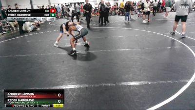 106 lbs Placement (4 Team) - Andrew Lawson, Reverence United Black vs Redek Hargrave, Storm Wrestling Center A