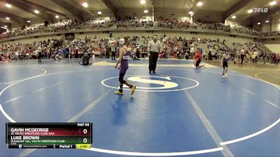 55 lbs Cons. Round 4 - Gavin McGeorge, JC Youth Wrestling Club-AAA  vs Luke Brown, Pleasant Hill Youth Wrestling Club-AAA