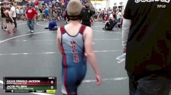 95 lbs Quarterfinal - Jacob Filliben, White Knoll Youth Wrestling vs Julius Pringle-Jackson, Gator Wrestling Club