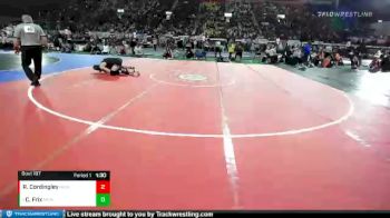 5A 160 lbs Quarterfinal - Caden Frix, Meridian vs Rustan Cordingley, Highland