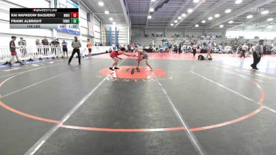 106 lbs Rr Rnd 3 - Kai Napadow Baquero, MetroWest United Black vs Frank Albright, TNWC Blue