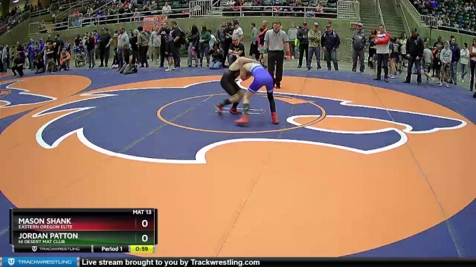 86 lbs Champ. Round 2 - Mason Shank, Eastern Oregon Elite vs Jordan ...