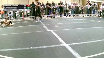 54 lbs Quarterfinal - Gannicus Hancock, Chickens Wrestling vs Matthew Gamboa, Wright Wreslting Academy