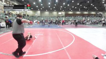 65 lbs Final - Tyrese Bliss, Fallon Outlaws WC vs Ryan Evans, Ripon Tribe Wrestling
