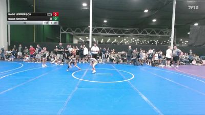 52 lbs Round 3 - Sage Grover, Iron Horse vs Kade Jefferson, Terps Xtreme