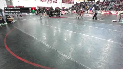 150 lbs Champ. Round 2 - Jacob Melendrez, Downey vs Camden McEnroe, West Torrance