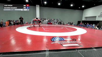 175 lbs Liam Crook, Wisconsin Red vs Maximus Dhabolt, Iowa