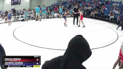 86 lbs Finals (2 Team) - Tristan Perkins, Team Missouri Boys vs Dominick Jackson, Minnesota Storm Blue Boys