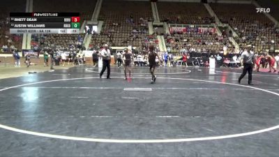 6A 126 lbs Cons. Round 3 - Justin Williams, Russell County vs Rhett Dean, Benjamin Russell