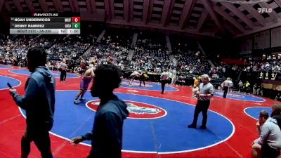 3A-285 lbs Champ. Round 1 - Denny Ramirez, Gilmer County vs Noah Underwood, Whitewater