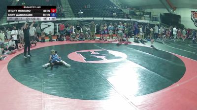 60 lbs Ritchy Montano, Oregon 12U Boys vs Kody Wangsgard, Idaho 1 12U Boys