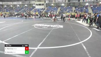 126 lbs Consi Of 16 #1 - Elijah Martinez, Mead vs Denzel Womely, Mile High WC