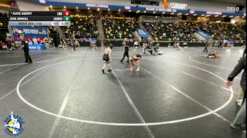 115 lbs Champ. Round 2 - Kate Seery, Linn-Mar vs Zoe Zerial, New Lenox (Lincoln-Way Central)
