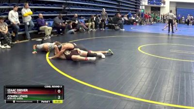 106 lbs Cons. Round 3 - Cohen Lewis, BOWLING GREEN vs Izaac Driver, Columbia City