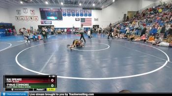 85 lbs Cons. Semi - Kai Spears, Carey Jr High vs Tyrus Connors, Clear Creek Middle School