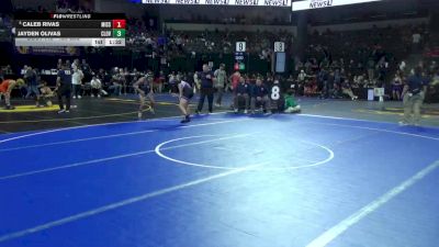 120 lbs Round Of 32 - Caleb Rivas, Mission Oaks (CS) vs Jayden Olivas, Clovis East (CS)