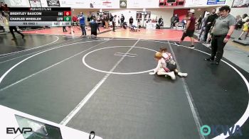 64 lbs Rr Rnd 1 - Brentley Baucom, Salina Wrestling Club vs Charles Wheeler, Locust Grove Youth Wrestling