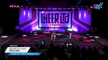 Masters City Cheer - Peaches [2025 L1 Tiny - Novice - Restrictions - D2 Day 1] 2025 CANAM Grand Nationals