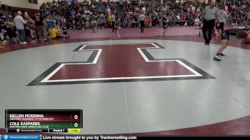 S-9 lbs Semifinal - Kellen McKenna, Western Dubuque Little Bobcats vs Cole Kasparek, Eastern Iowa Wrestling Club