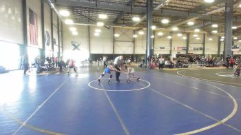 73 lbs Consi Of 8 #2 - Brayden Ebert, Caveman Mat Club vs Gage Hill, Mustangs WC
