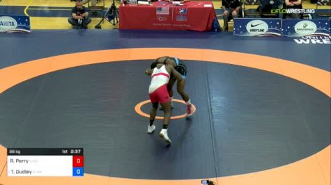 86 kg Semifinal - Richard Perry, NYAC vs Tj Dudley, Sunkist Kids Wrestling Club