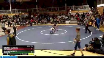 120 lbs 7th Place Match - Colton Jackson, Lake Roosevelt vs Aiden Favorite, Hermiston