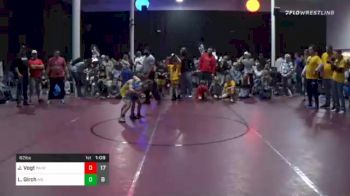 62 lbs Prelims - Jakob Vogt, PA West vs Landon Girch, Team Maryland