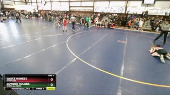 90 lbs Cons. Round 2 - Wayce Hawkes, Bear River vs Bowden Rollins, Emery All Stars