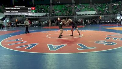 6A 165 lbs Semifinal - Cruz Rainwater, Mortimer Jordan HS vs Luke Horsley, Jasper