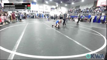 46 lbs Round Of 16 - Karter Hanna, Piedmont vs Conor Barber, Little Axe Takedown Club
