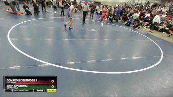 126 lbs Cons. Round 2 - Donavon Delbridge Ii, Colorado vs Josh Ginsburg, Connecticut