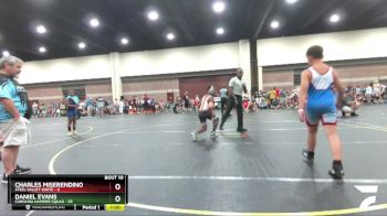 112 lbs Round 4 (6 Team) - Daniel Evans, Carolina Hammer Squad vs Charles Miserendino, Steel Valley White