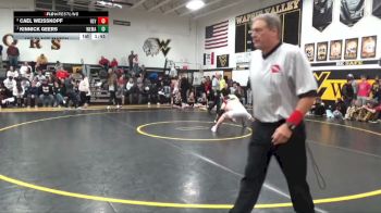 157 lbs 1st Place Match - Kinnick Geers, West Marshall vs Cael Weisskopf, HLV, Victor