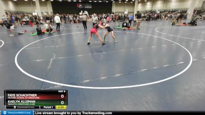 115 lbs Cons. Semi - Kaelyn Alleman, Wasatch Wrestling Club vs Faye Schachtner, Victory School Of Wrestling