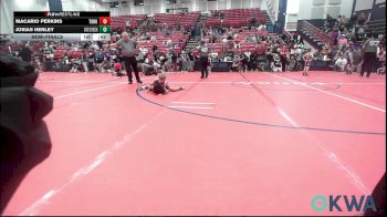 61 lbs Semifinal - Macario Perkins, Team Of Hard Knox vs Josias Henley, Skiatook Youth Wrestling