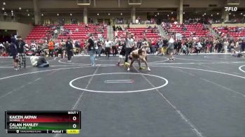 105 lbs Finals (2 Team) - Kaicen Akpan, Sicarios vs Calan Manley, SlyFox Black