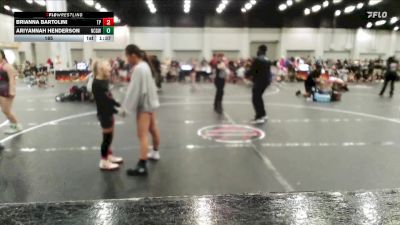 185 lbs Round 4 (10 Team) - Brianna Bartolini, Team Palmetto vs Ariyannah Henderson, NC Girls Wrestling Club