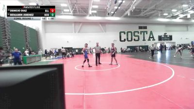 120 lbs Cons. Round 1 - Denicio Diaz, Valencia/Valencia vs Benjamin Jimenez, Nordhoff