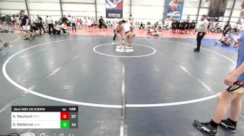 220 lbs Rr Rnd 3 - Anthony Neuhard, D3Primus Blue vs Brandon Medeiros, Iron Faith Wrestling