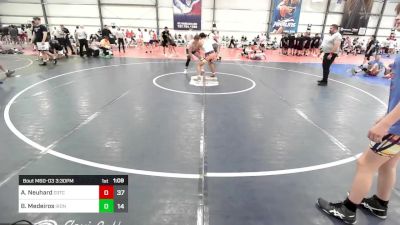 220 lbs Rr Rnd 3 - Anthony Neuhard, D3Primus Blue vs Brandon Medeiros, Iron Faith Wrestling