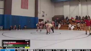 182 lbs Finals (2 Team) - Ethan Schraner, Tell City vs Issac Cavins, Gibson Southern